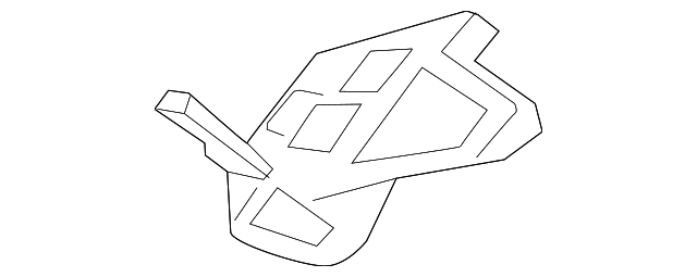 84732-C2000 Деталь AIR OUTLET BRACKET, RIGHT