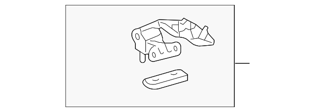 68810-0E100 HINGE, RIGHT
