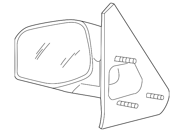 3L2Z17683CAA Деталь MIRROR, LEFT