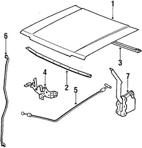 Tercel HOOD & COMPONENTS