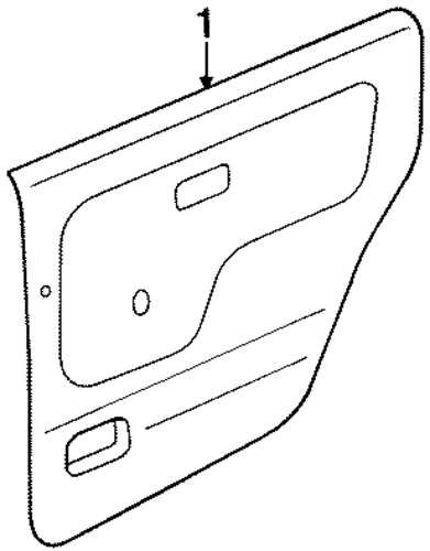 I-Mark INTERIOR TRIM - REAR DOOR