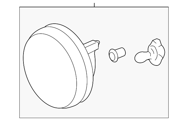 25866495 Деталь FOG LAMP ASSY, LEFT