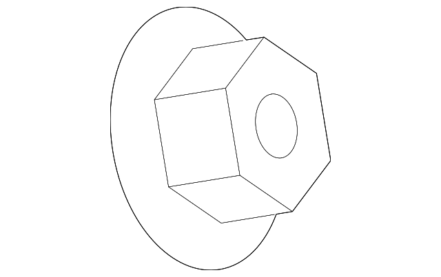 19316147 Деталь STEERING WHEEL NUT