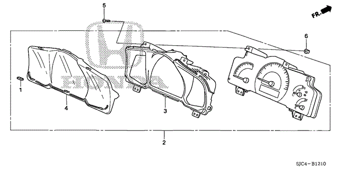 ELECTRICAL / EXHAUST / HEATER / FUEL/METER COMPONENTS (1) for 2007 Honda RIDGELINE #1