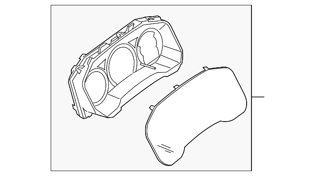 24810-JA02A Деталь CLUSTER ASSY