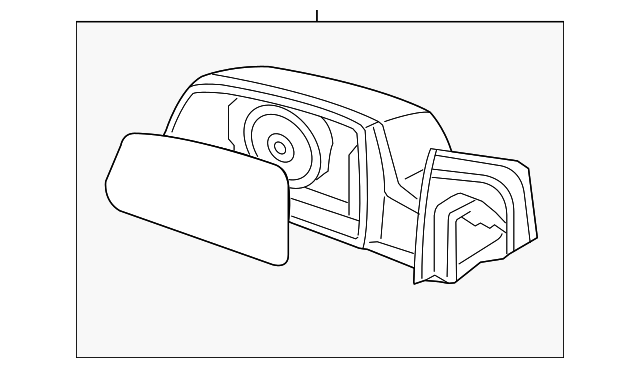 87610-1E150 Деталь MIRROR ASSY, LEFT
