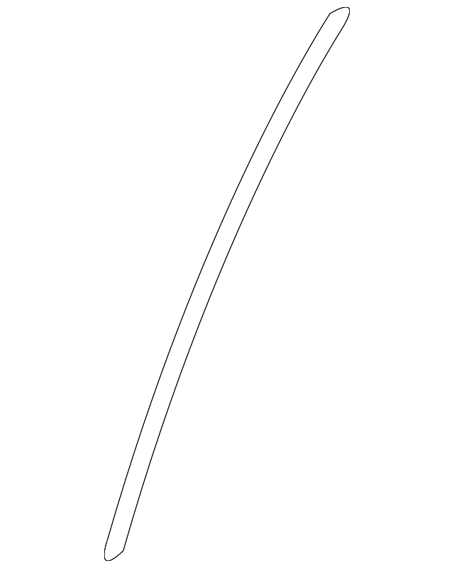 83134-2T000 Деталь UPPER W'STRIP RETAINER STRIP, RIGHT
