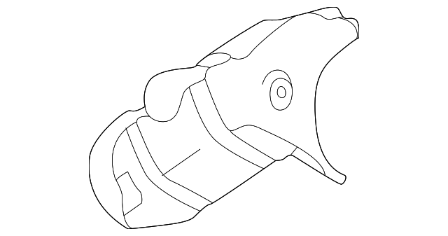 MR497516 Деталь HEAT SHIELD, RIGHT