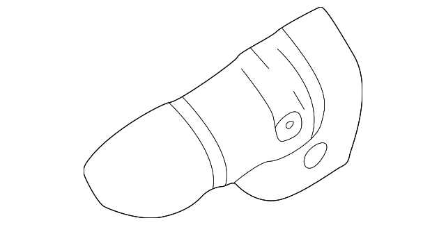 MR497485 Деталь HEAT SHIELD, LEFT