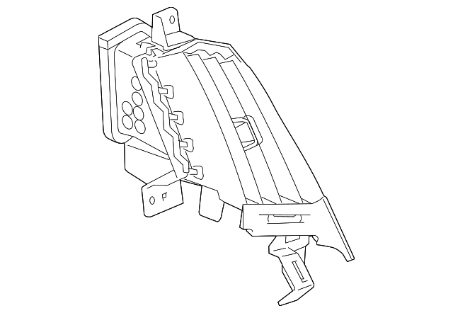 23200898 Деталь AIR OUTLET, RIGHT