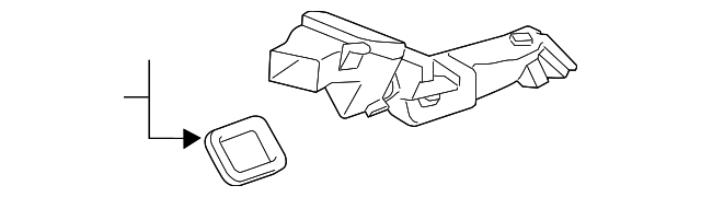 23117425 Деталь LOWER AIR DUCT