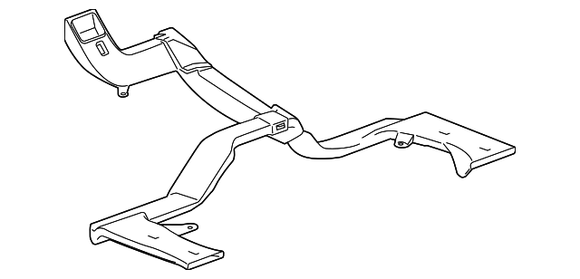 22766300 Деталь FLOOR DUCT