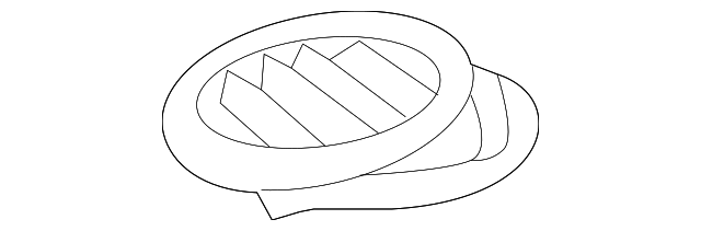 97383-A9000WK Деталь DEFROSTER NOZZLE, LEFT
