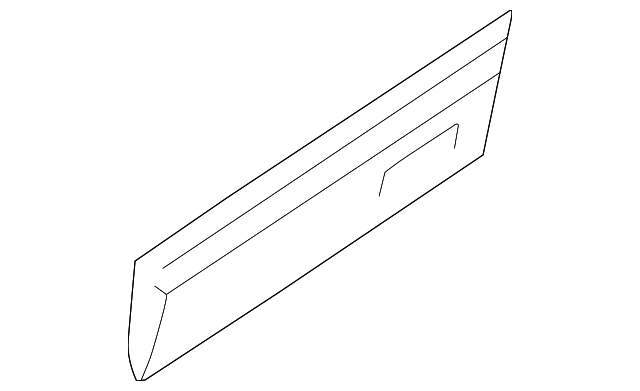 1H3-853-535-C-GRU Деталь SIDE MOLDING, LEFT