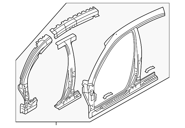 76011AR030 Деталь UNISIDE ASSY, LEFT