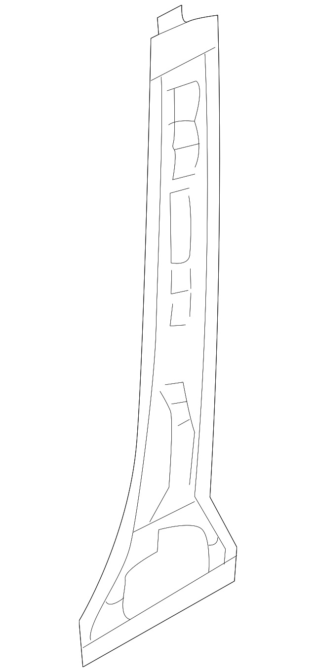 76531AR000 Деталь INNER PILLAR, LEFT