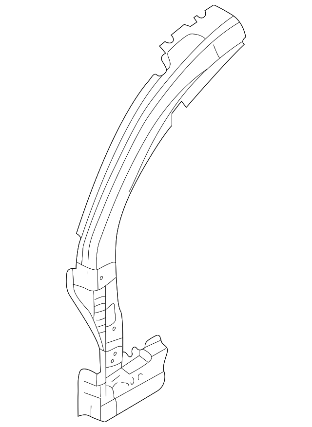 76261AS500 Деталь INNER PILLAR, LEFT