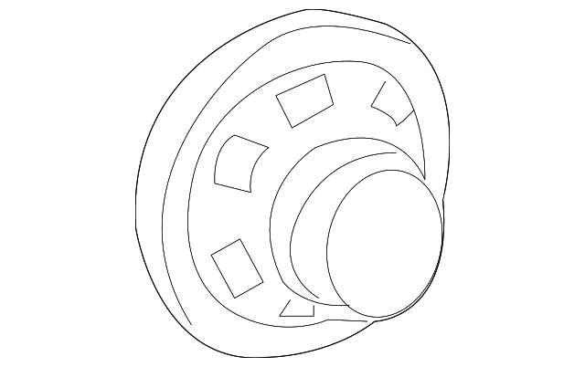 5142456AA Деталь REAR SPEAKER, LEFT