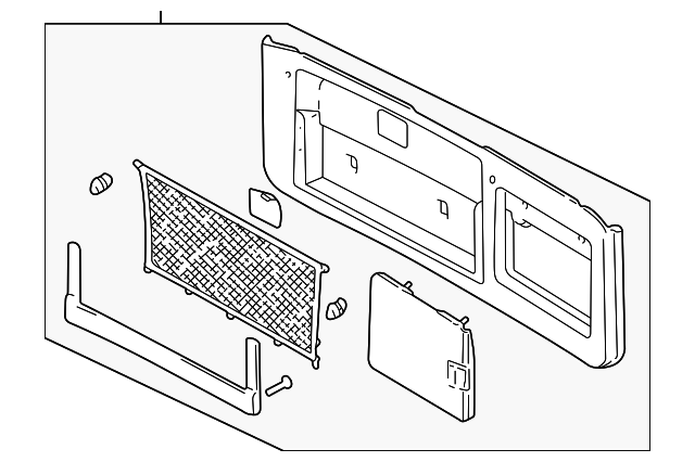 MR795530 Деталь LOWER TRIM PANEL