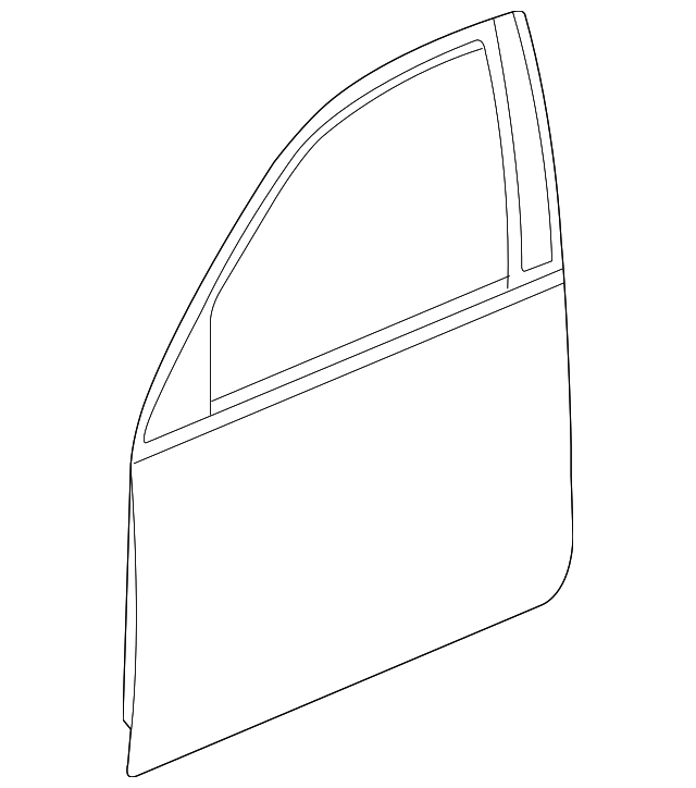 88890953 Деталь DOOR SHELL, LEFT