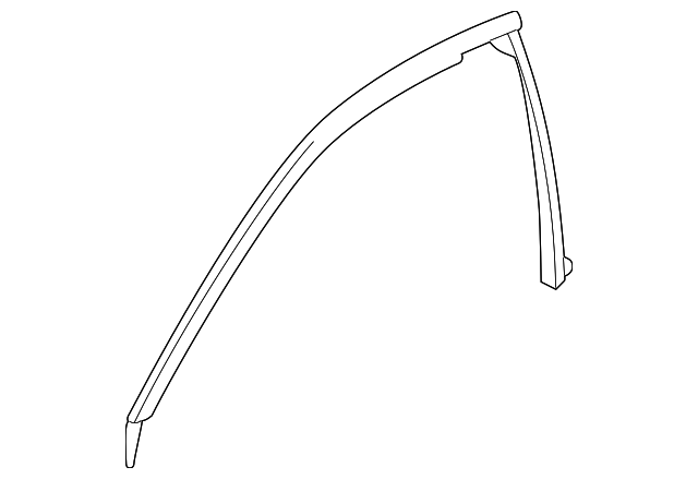25778956 Деталь GLASS W'STRIP, RIGHT