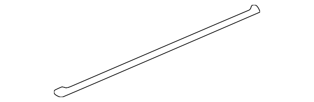 25745349 Деталь LOWER W'STRIP, LEFT