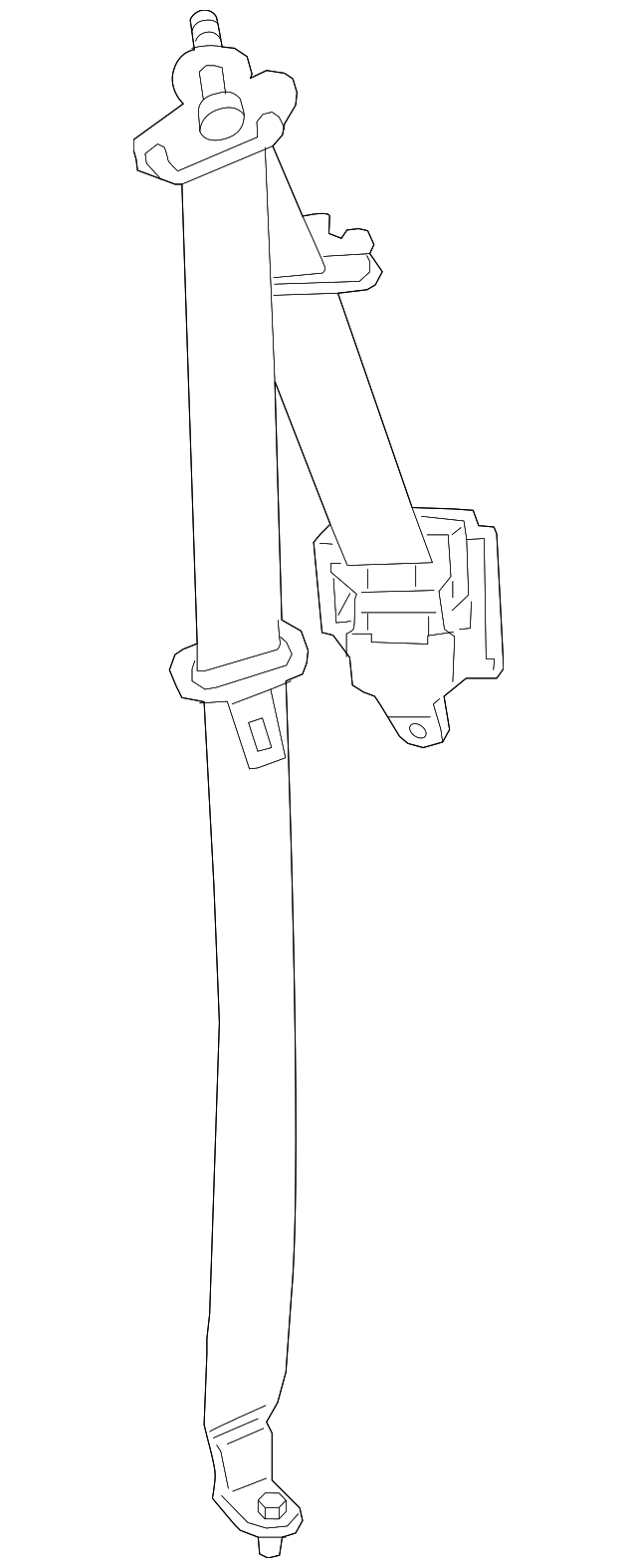 89880-C6500BHH Деталь BELT & RETRACTOR, RIGHT