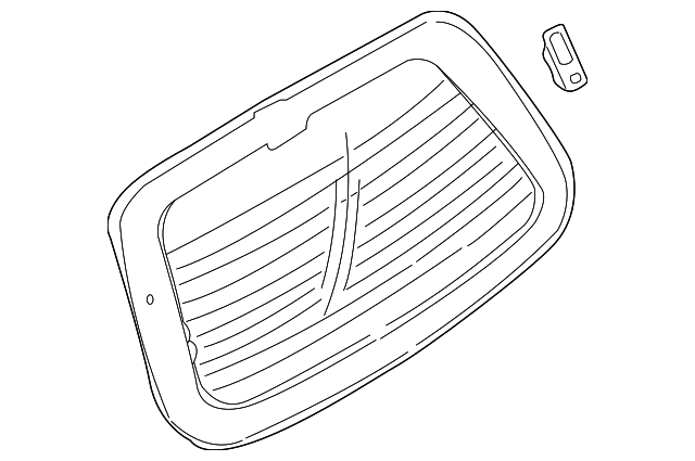 0K52Y-6393X Деталь LIFT GATE GLASS