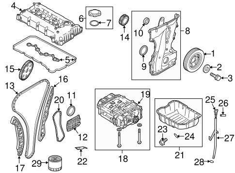 Forte ENGINE PARTS