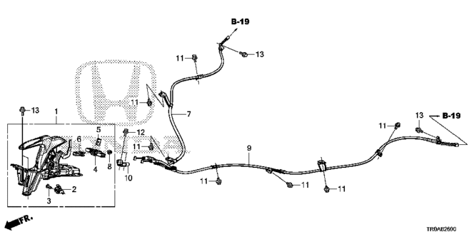 CIVIC SEDAN PARKING BRAKE (DRUM)