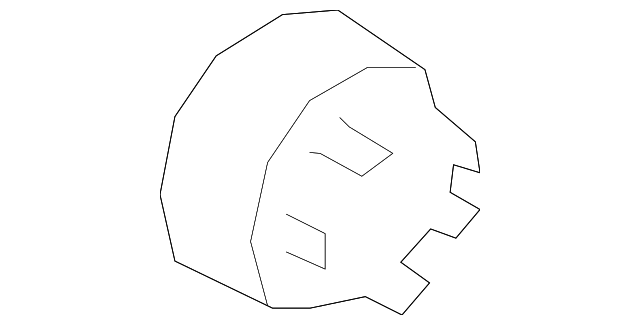 19316549 Деталь AXLE NUT CAP, LEFT
