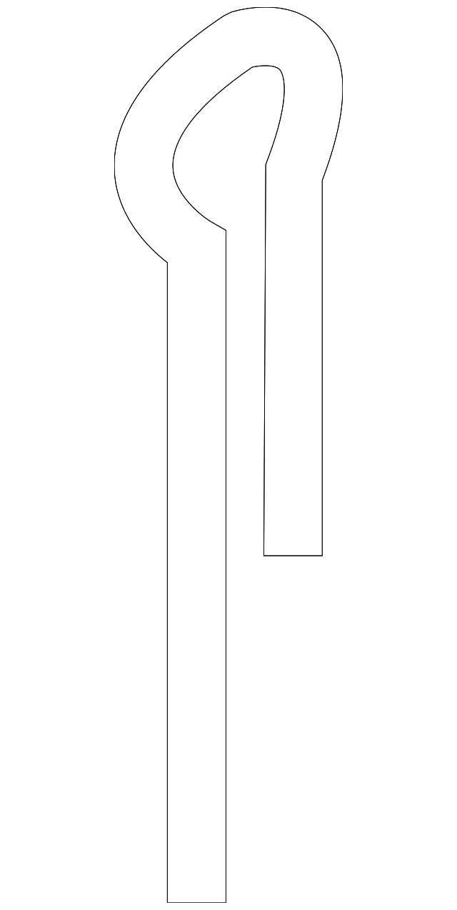 19316543 Деталь AXLE NUT COTTER PIN, LEFT