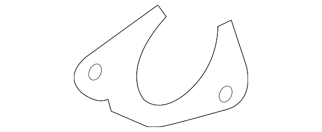 19316537 Деталь SUPPORT BRACKET RETAINER PLATE, RIGHT