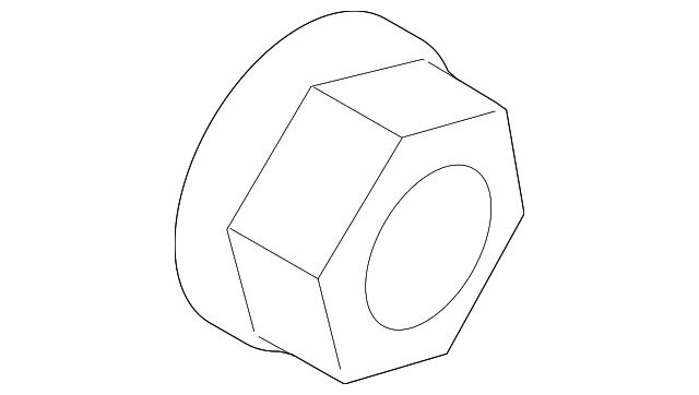 19317260 Деталь AXLE NUT, LEFT