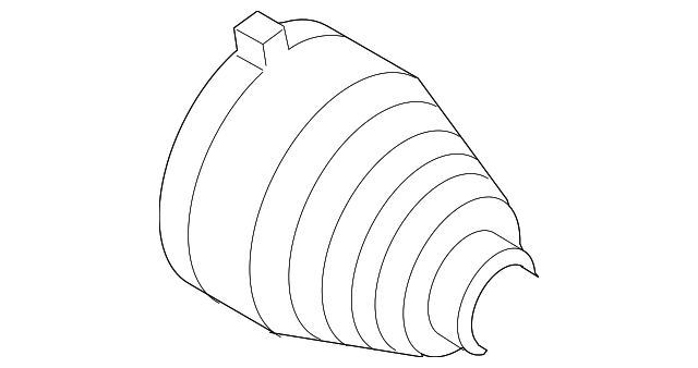19317042 Деталь OUTER BOOT, LEFT
