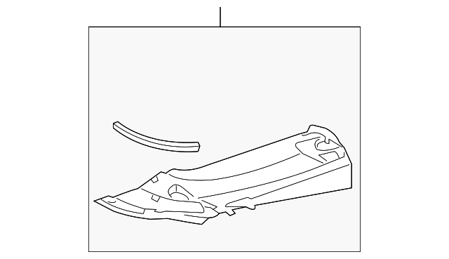 53796-60040 Деталь SIGHT SHIELD, LEFT