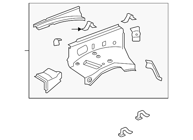 53701-60E20 Деталь APRON ASSY, RIGHT
