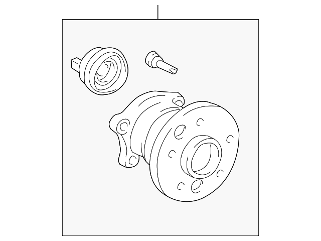42450-0E010 Деталь HUB & BEARING, RIGHT