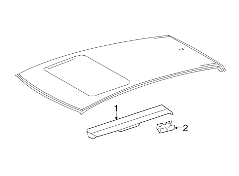 NX200t EXTERIOR TRIM - ROOF 3