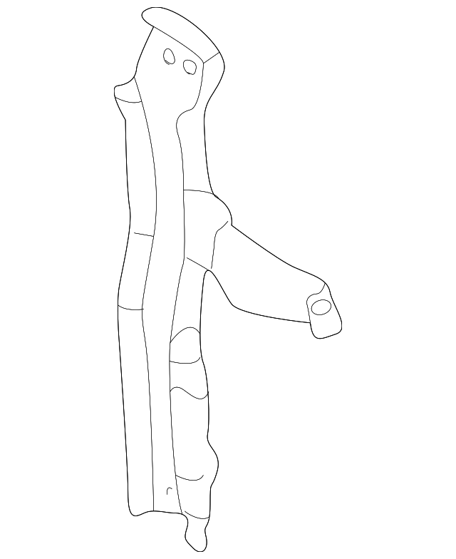 68170-7B000 Деталь INSTRUMENT PANEL CENTER SUPPORT, LEFT
