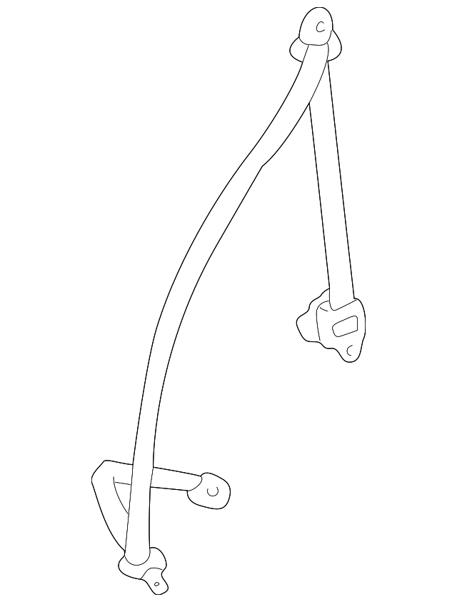 73360-35271-B0 Деталь BELT & RETRACTOR, RIGHT
