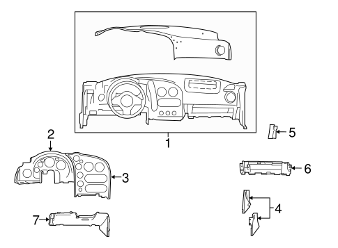 Viper INSTRUMENT PANEL COMPONENTS