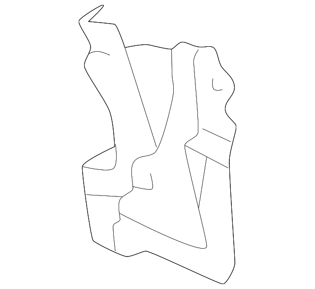 61626-48010 Деталь LOWER EXTN, LEFT