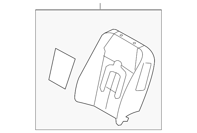 CT4Z-7864810-E Деталь SEAT BACK PAD, RIGHT
