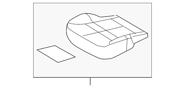 BT4Z-78632A22-B Деталь SEAT CUSHION PAD, RIGHT