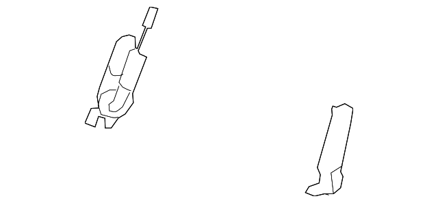 7A1Z-7862648-A Деталь LATCH, LEFT