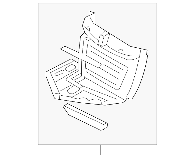 F151-56-13YB Деталь SPLASH SHIELD, RIGHT