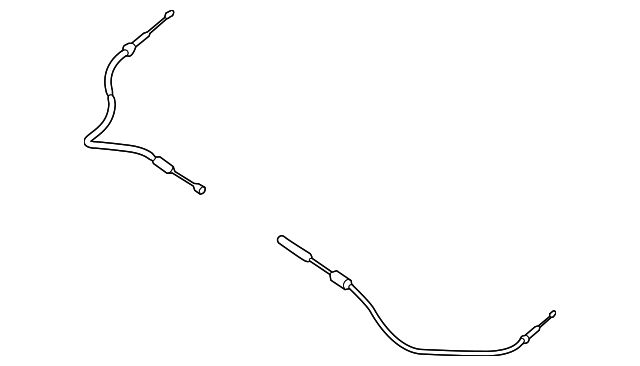 34-40-6-852-190 Деталь PARK BRAKE CABLE, RIGHT