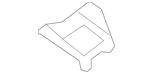 271757S080 Деталь HEATER CASE LOWER BRACKET