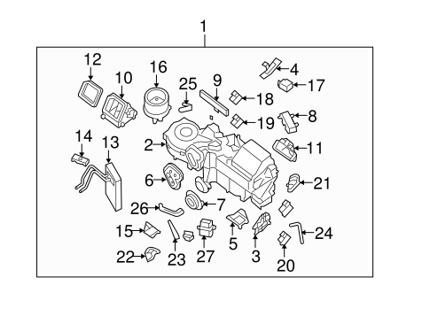 QX56 BLOWER MOTOR & FAN